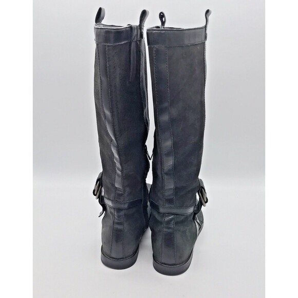 Cole Haan Air Liberty  E10 D32274  Shoes Womens 7.5B Black Tall Equestrian Boots - Picture 4 of 11